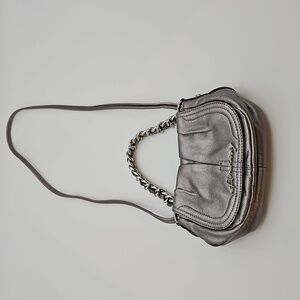 B. Makowsky Silver Crossbody Bag Chain
